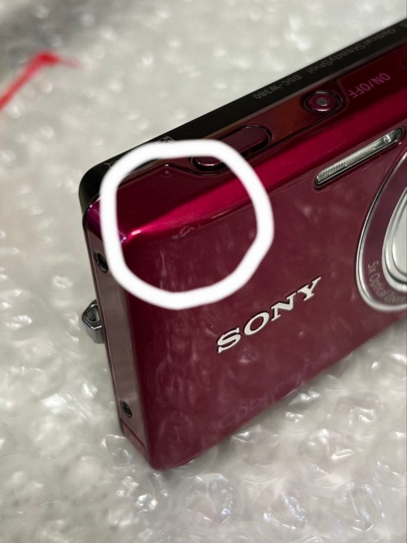 【動作品】【最終値下げ】SONY Cyber shot DSC-W380