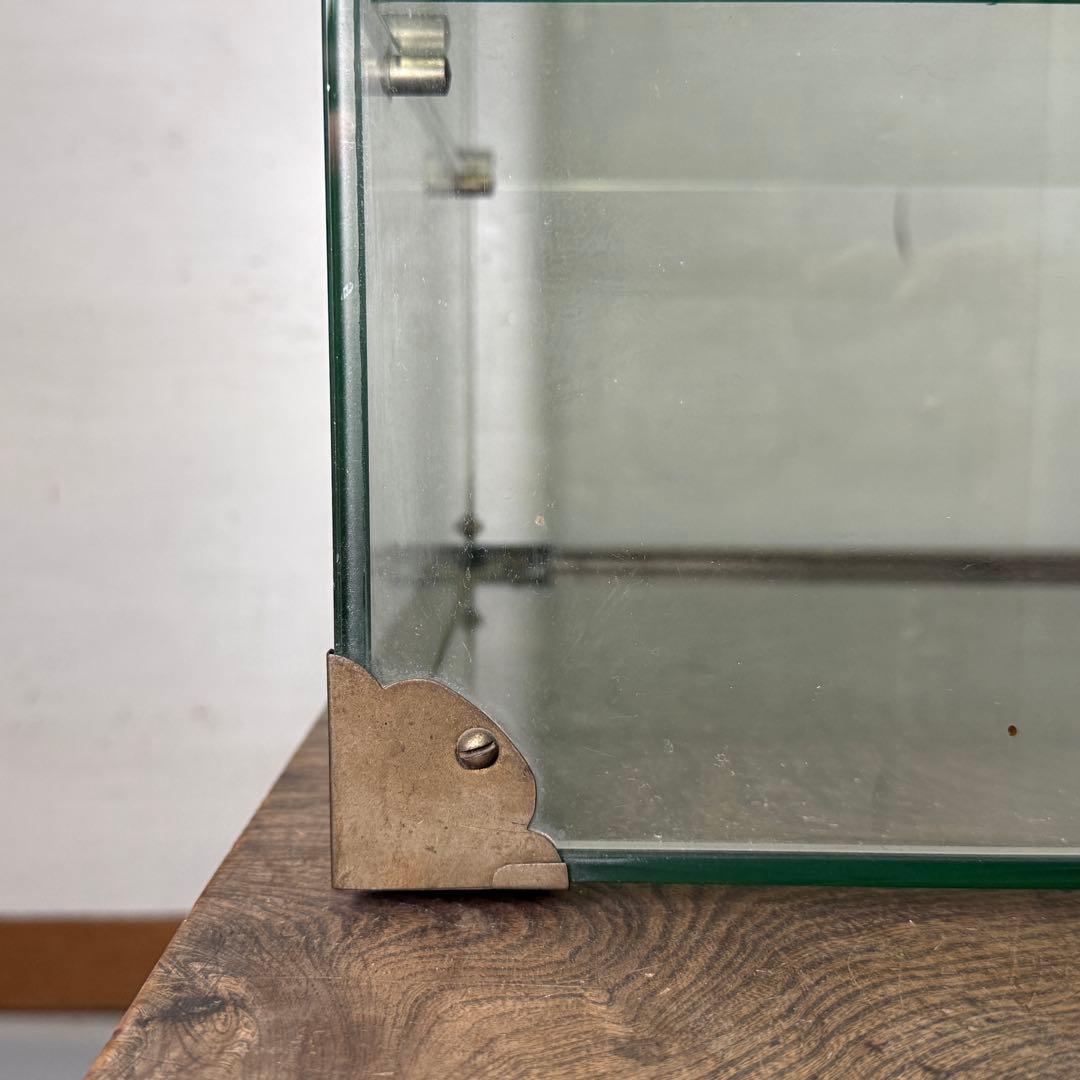 昭和レトロ ガラスケース 卓上 タケダ薬品 アンティーク ショーケース 陳列棚