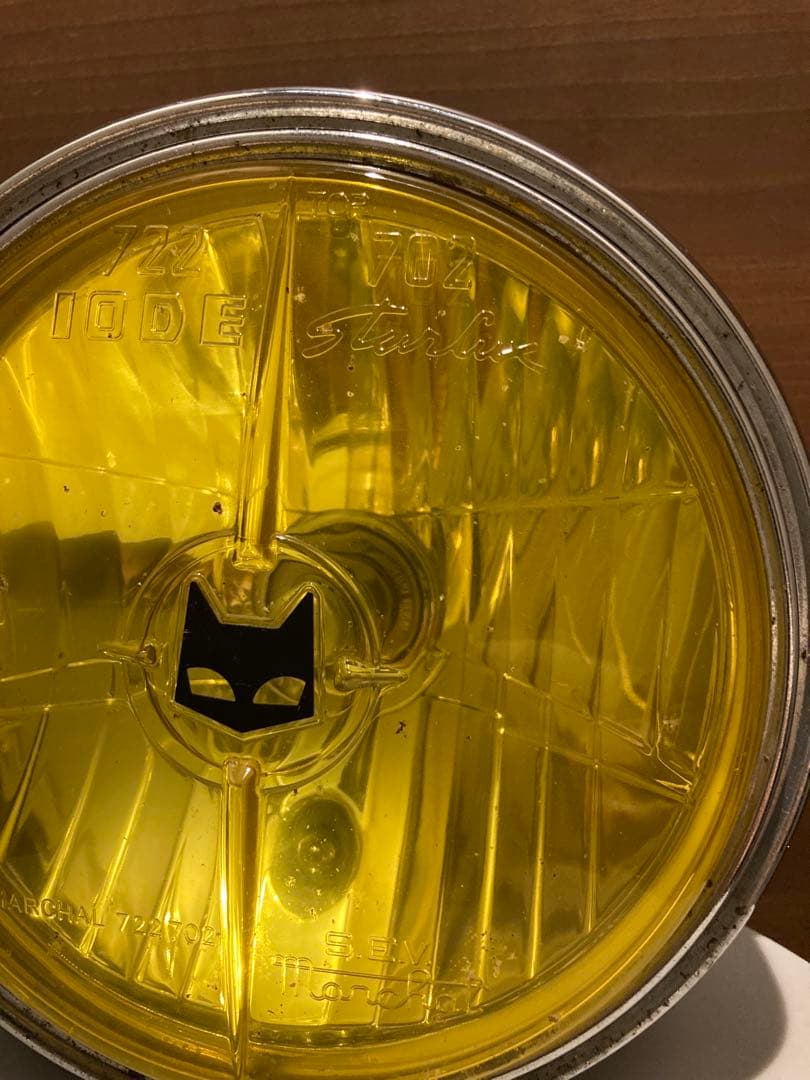 マーシャル　ヘッドライト 722・702 ヘッドランプ イエローレンズ 汎用