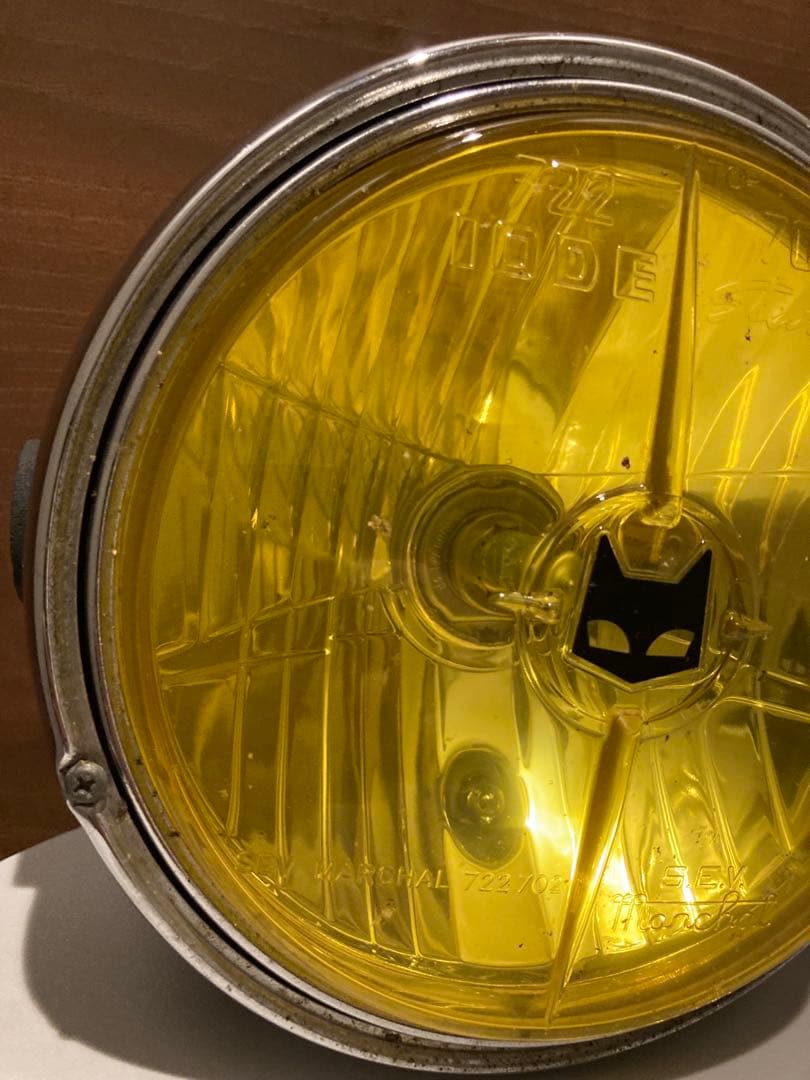 マーシャル　ヘッドライト 722・702 ヘッドランプ イエローレンズ 汎用