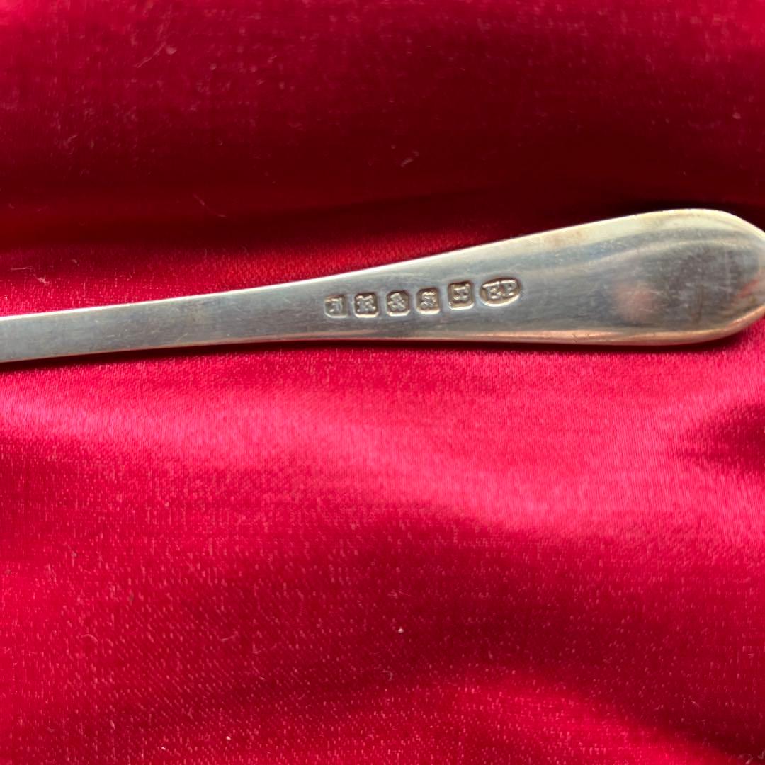 英アンティーク　ティースプーン12本＆シュガートング