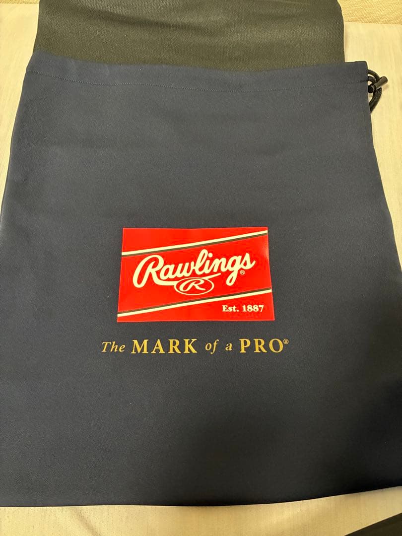 Rawlings プロエクセル 軟式グローブ 黒/赤