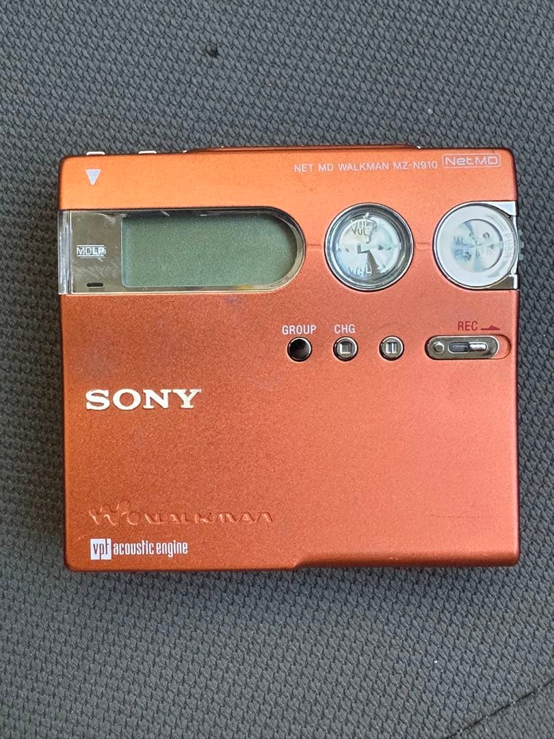 SONY ポータブルMDレコーダー MZ-N910 オレンジ