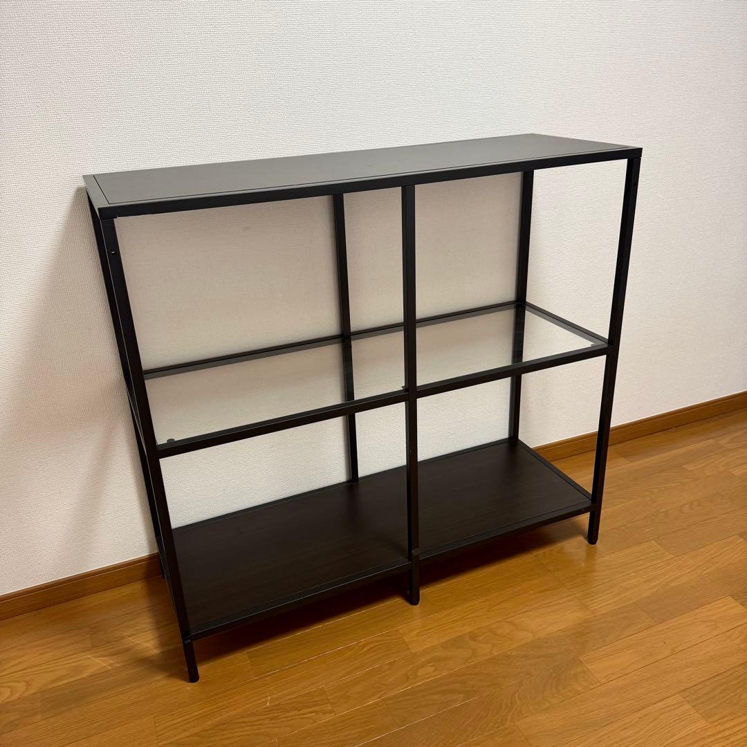 メル82601 　IKEA シェルフ　VITTSJÖ ヴィットショー 2個