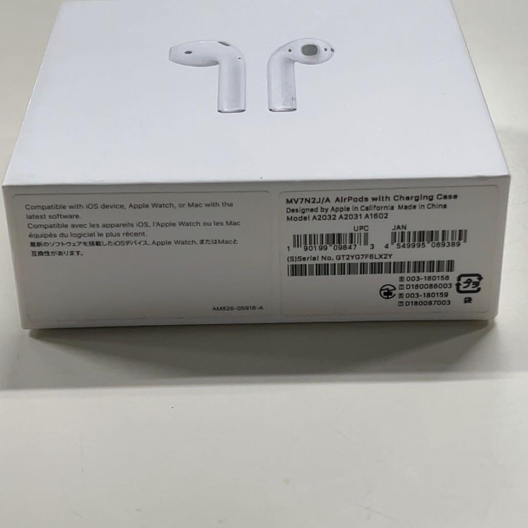 Apple AirPods 第2世代 充電ケース付き 純正 ワイヤレスイヤホン