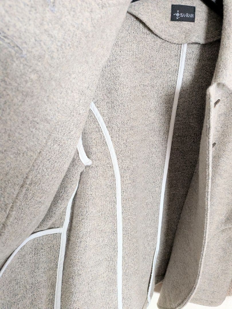 【新品/未使用】Sa-Rah　ラウンドカーディガンジャケット　日本製