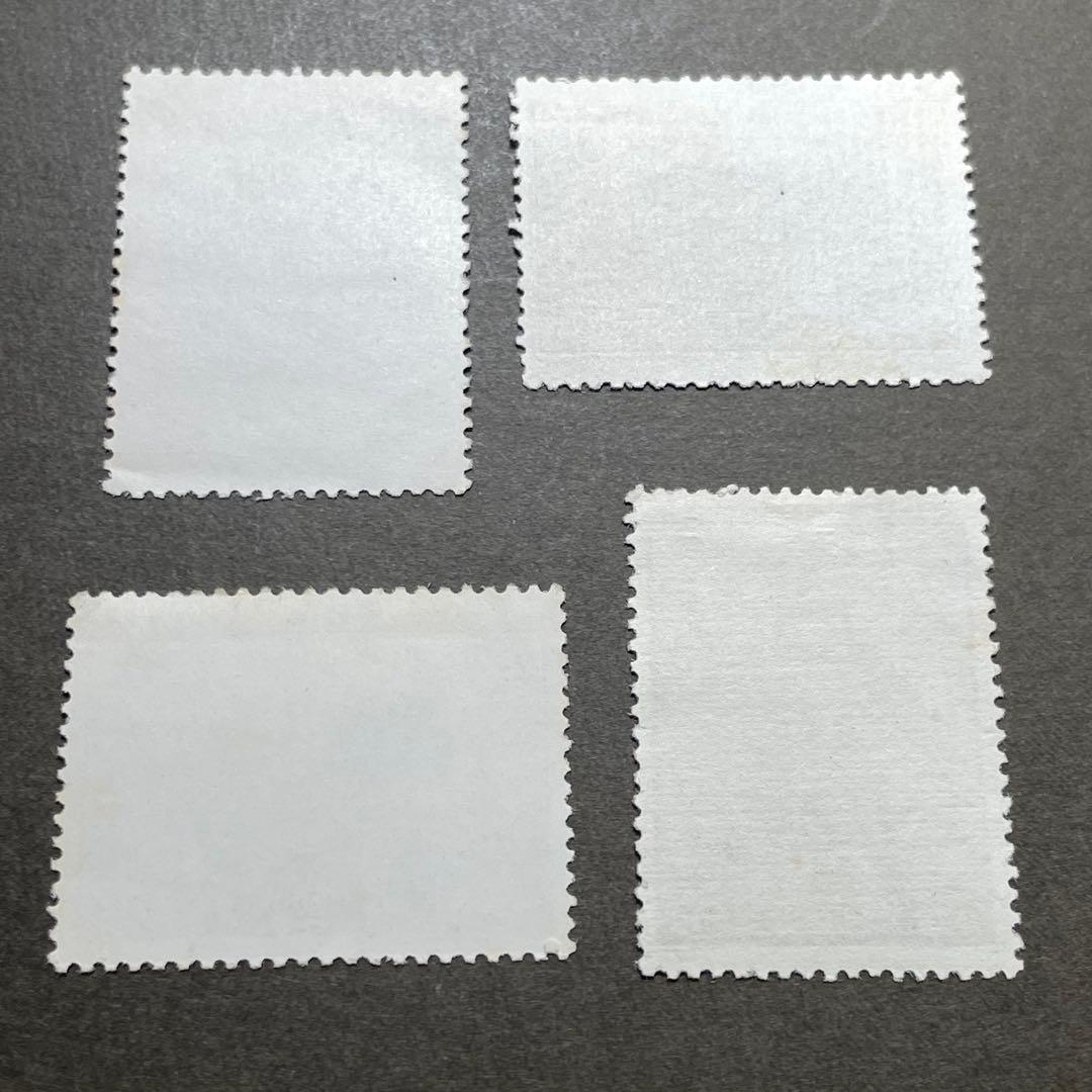 中国切手　革3 パリ・コミューン100周年　未使用　4種完　おまけ付き