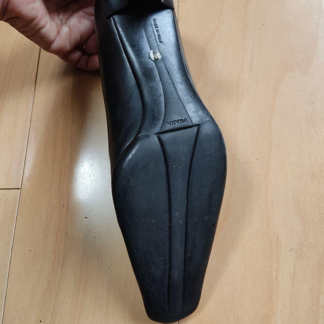 Prada 黒 ヒール5cm