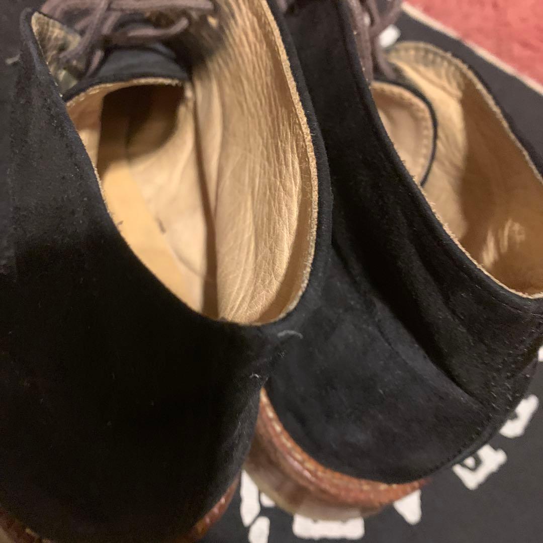 undercover初期　アーカイブ　黒 スエード チャッカブーツ