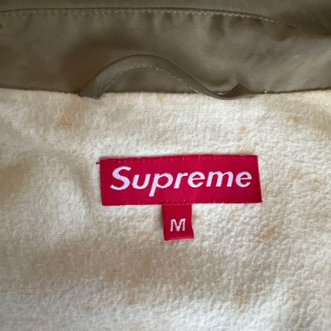 【入手困難】old Supreme コーチジャケット USA製 ベージュ M