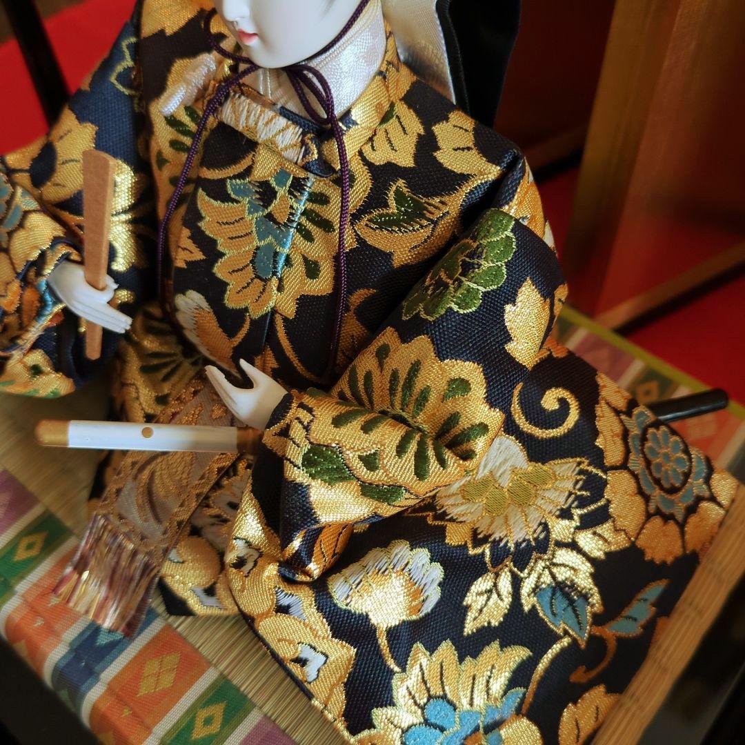 ひな人形 吉徳大光 親王飾り 京都西陣織伝統裂地 本仕立本頭 御雛