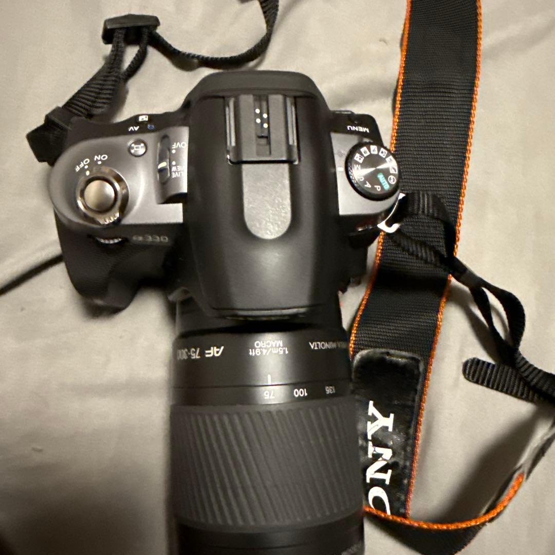 本体傷少ない ) Sony α330 デジタル一眼レフカメラ