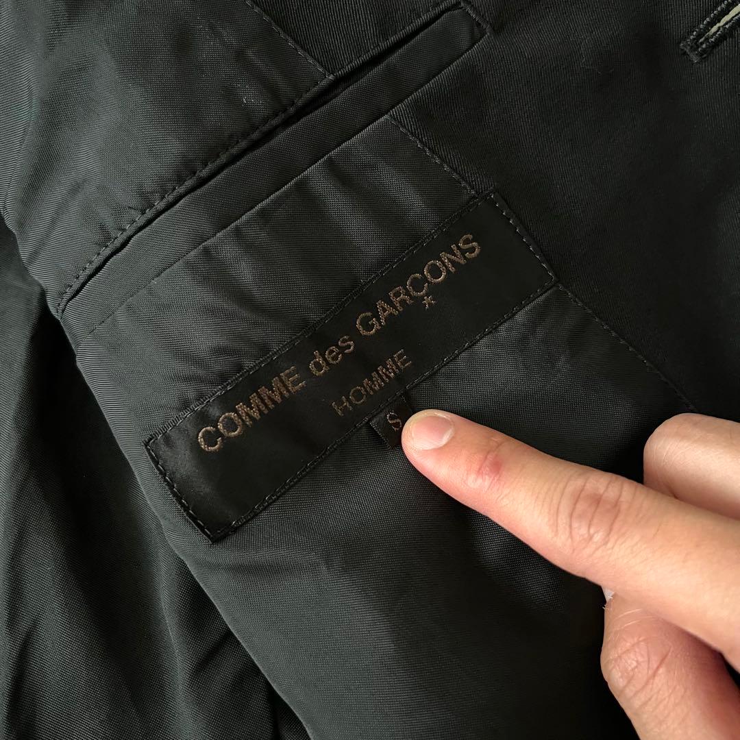 極美品 コムデギャルソンオム 田中オム AD2002 セットアップ スーツ 黒S