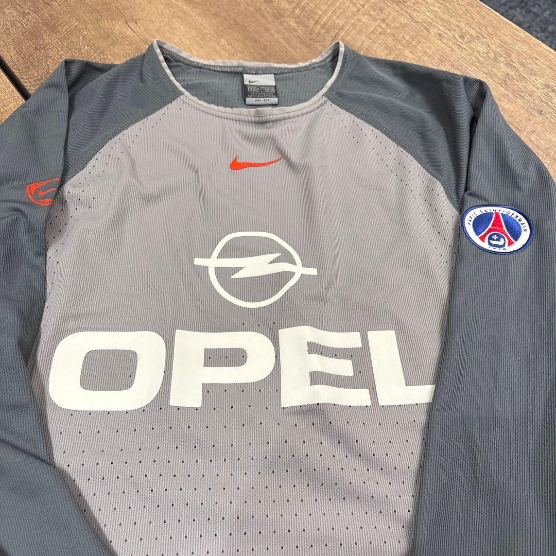 レア Nike パリサンジェルマン 長袖ゲームシャツ OPELセンターロゴ