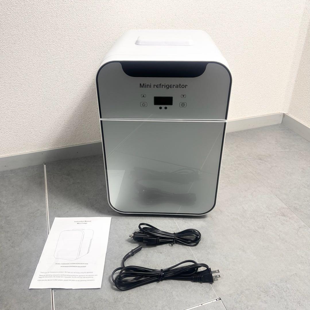 【美品】小型 20L ミニ冷蔵庫 LCD温度表示 ペルチェ式