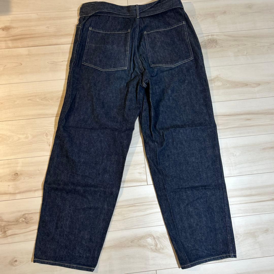 美品　comoli ベルテッド デニム　2