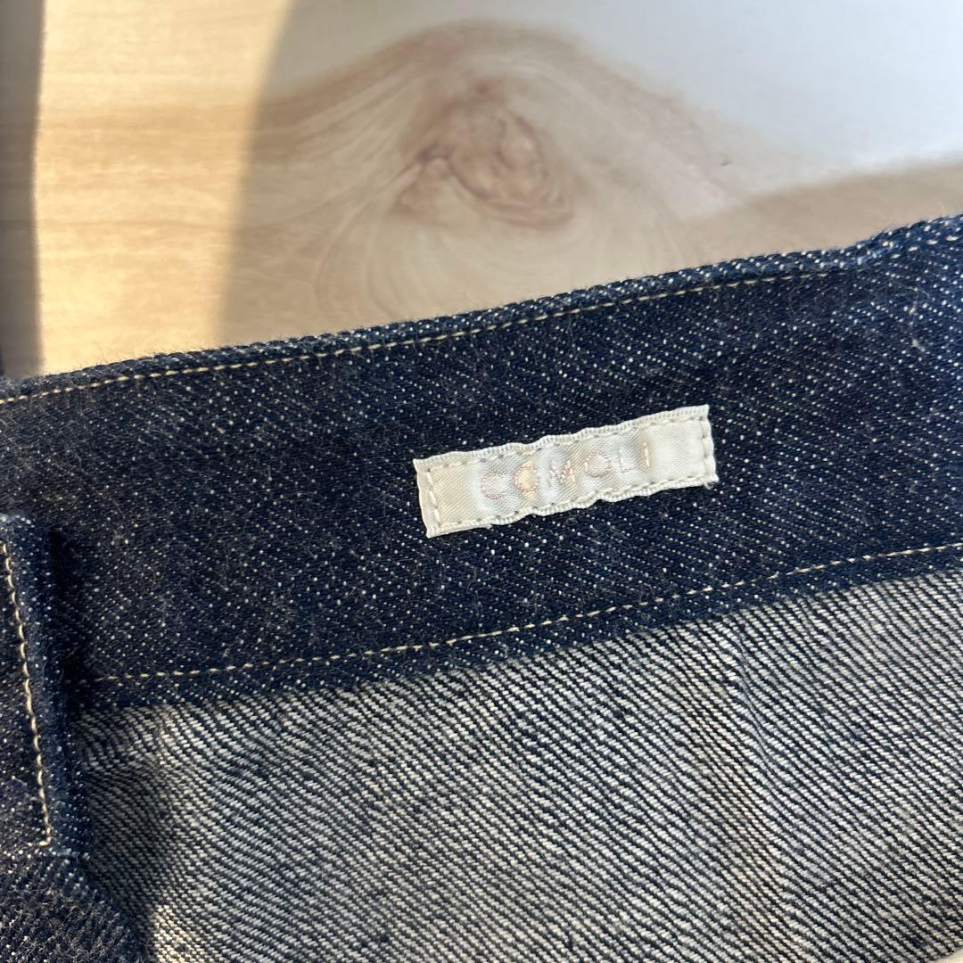 美品　comoli ベルテッド デニム　2