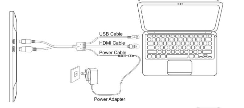 PCに接続デジタル.お絵描き■液晶タブレット◉GAOMON PD1161◆匿名便