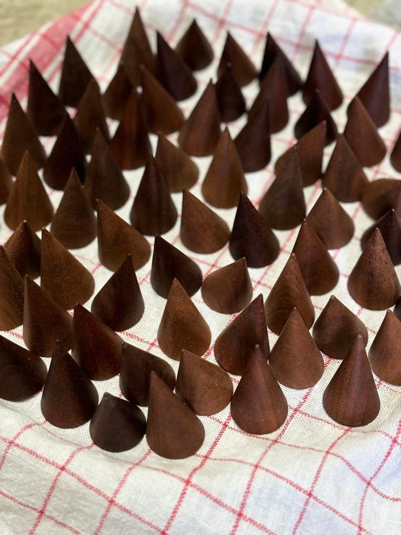 リングスタンド 木製 指輪置き アクセサリースタンド 65個セット