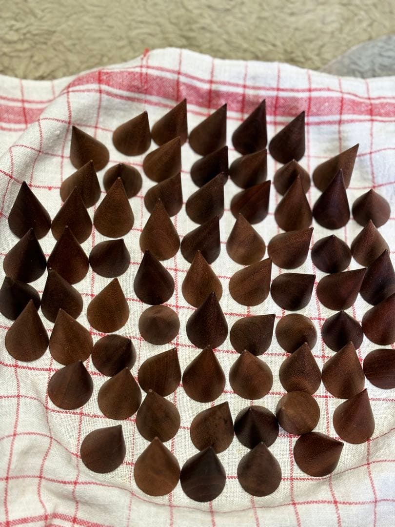 リングスタンド 木製 指輪置き アクセサリースタンド 65個セット