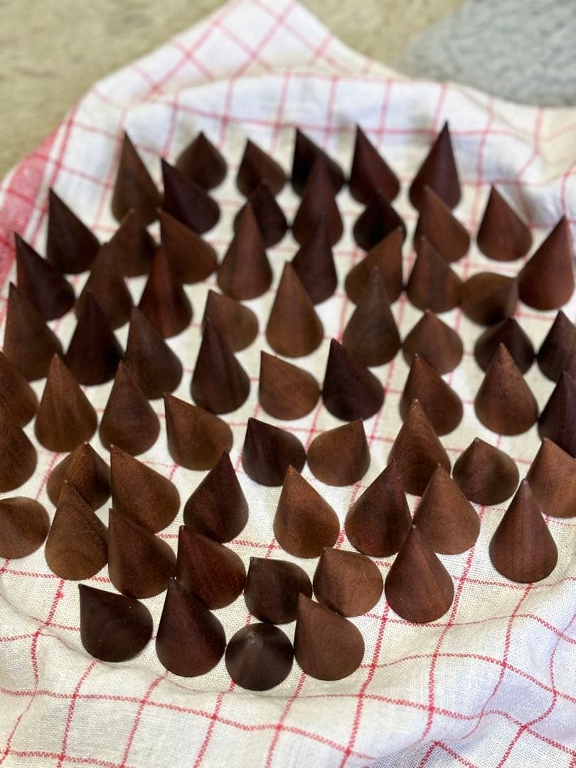 リングスタンド 木製 指輪置き アクセサリースタンド 65個セット