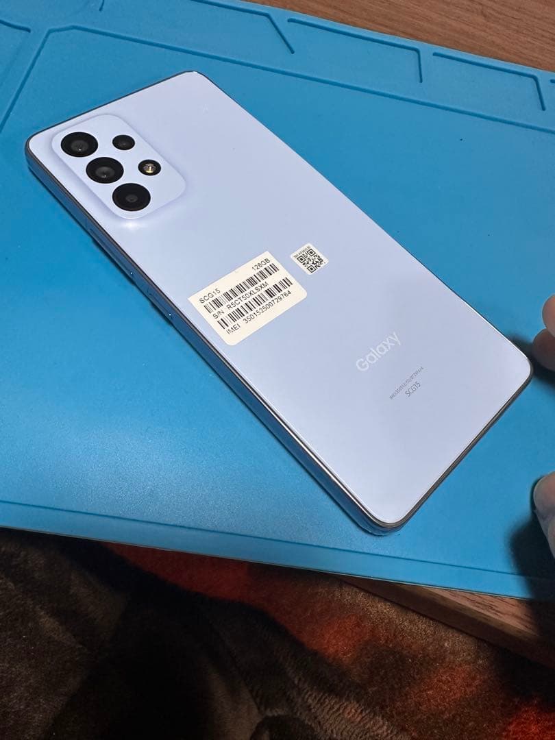 Samsung Galaxy SCG15 128GB ブルー 超美品　未使用