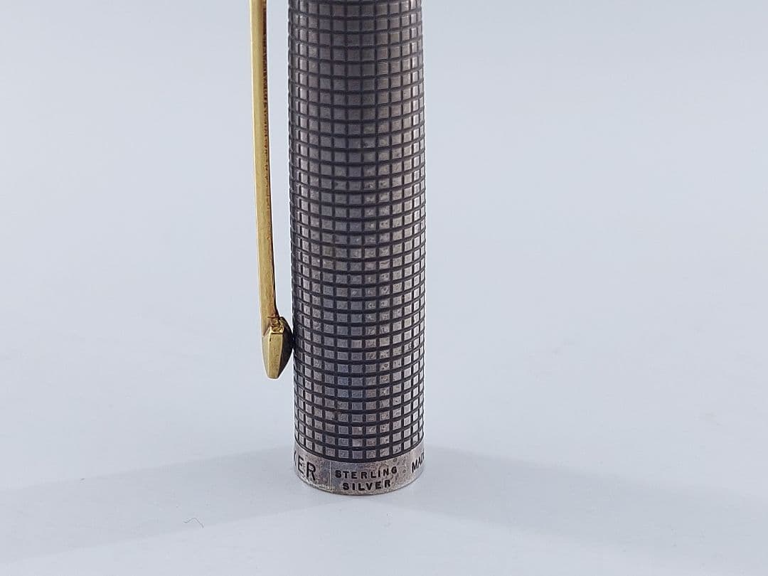 PARKER パーカー 万年筆 スターリングシルバー 14K-585 ②