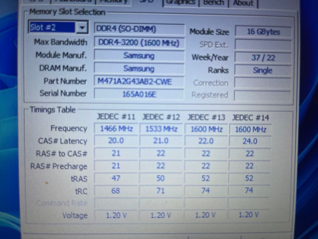 samsung DDR4 16GB メモリ2枚32GB