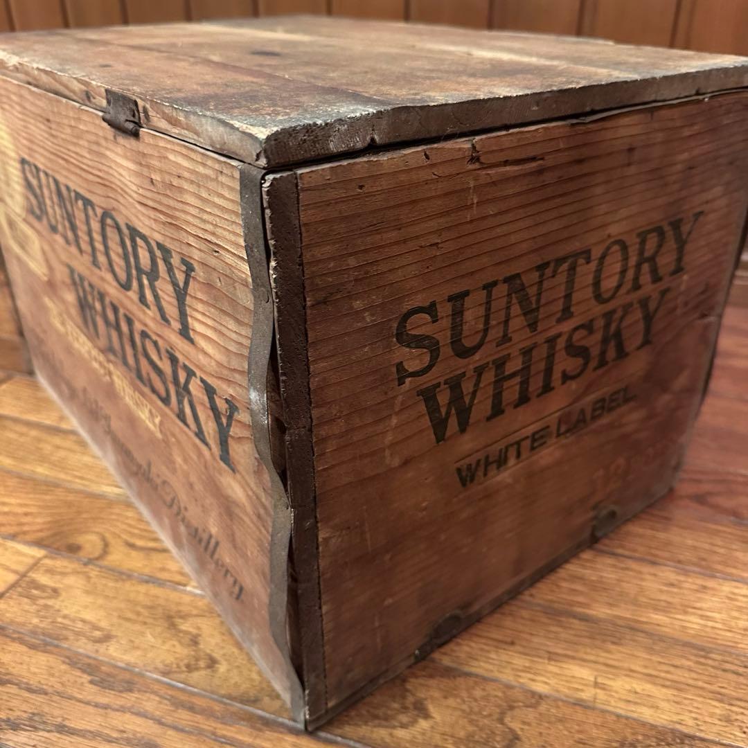 壽屋　サントリーウィスキー　初期　木箱　希少です