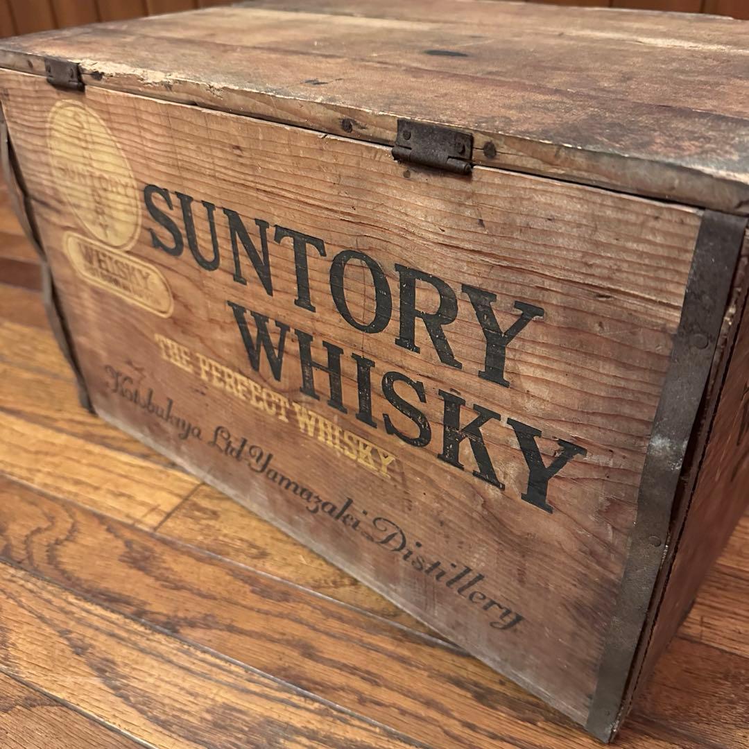 壽屋　サントリーウィスキー　初期　木箱　希少です