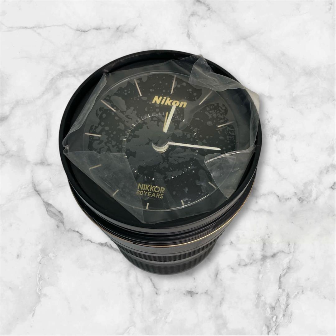 Nikonレンズクロック レンズ型時計 ニコン80周年記念キャンペーン　AF-S