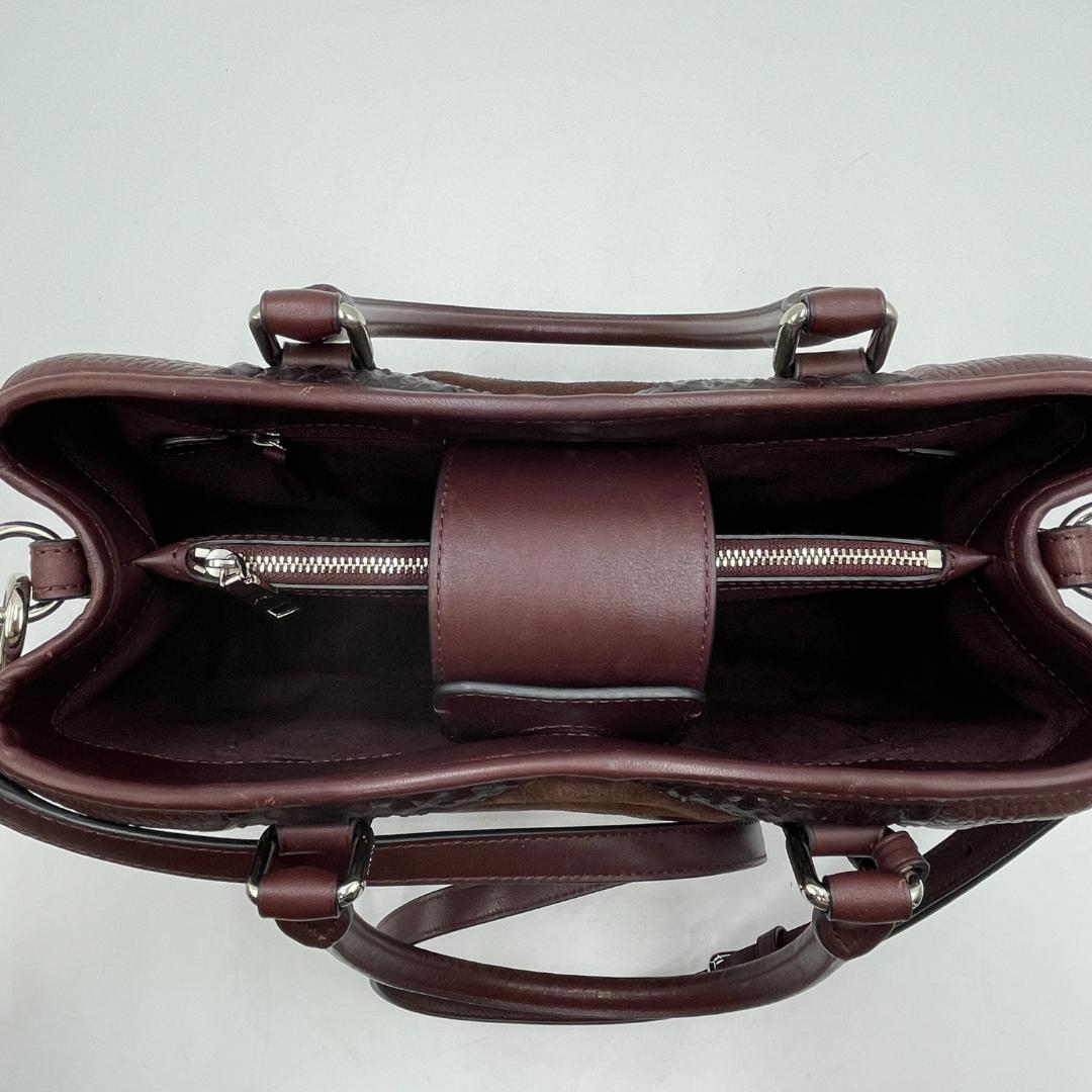 美品 COACH ハンドバッグ レザー ゴールド パッチワーク パイソン