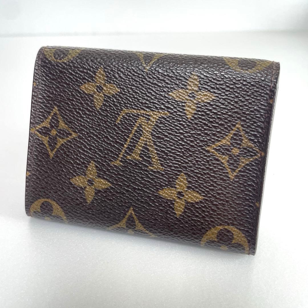 【もへじ】ルイヴィトン　名刺入れ　ダミエ柄