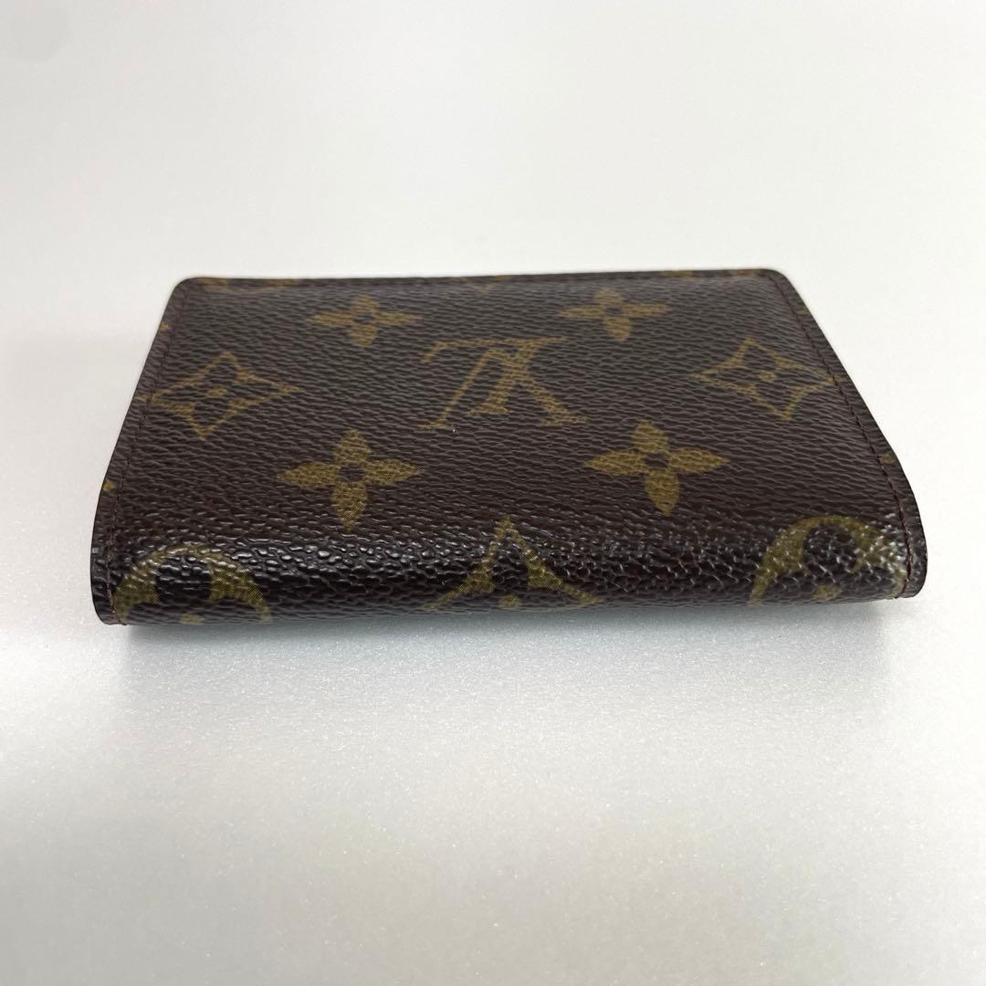 【もへじ】ルイヴィトン　名刺入れ　ダミエ柄