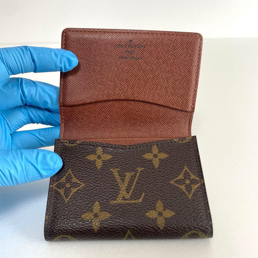 【もへじ】ルイヴィトン　名刺入れ　ダミエ柄