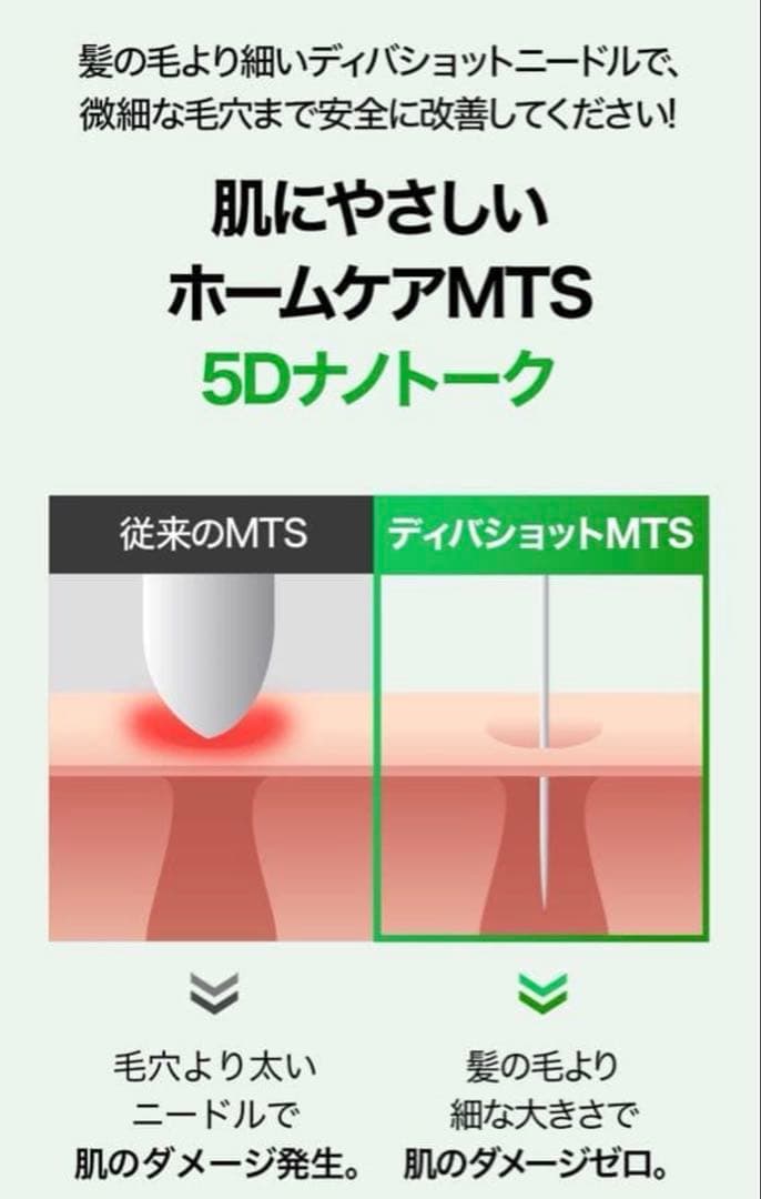 MTSホームケア エステ 美顔器 ニードル アンプル美容液