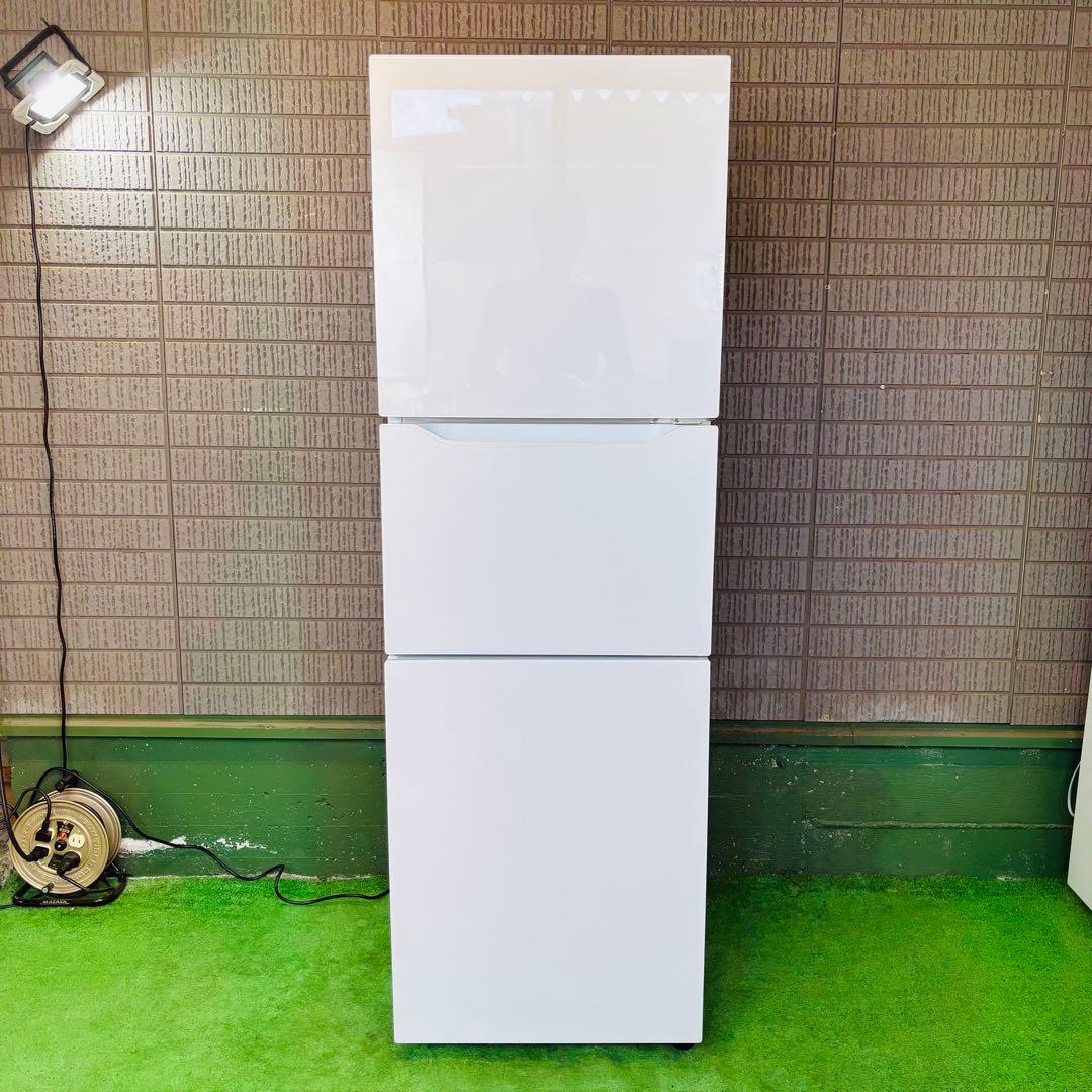 2020年製 199L 冷蔵庫 ガラストップ おしゃれ【地域限定配送無料】