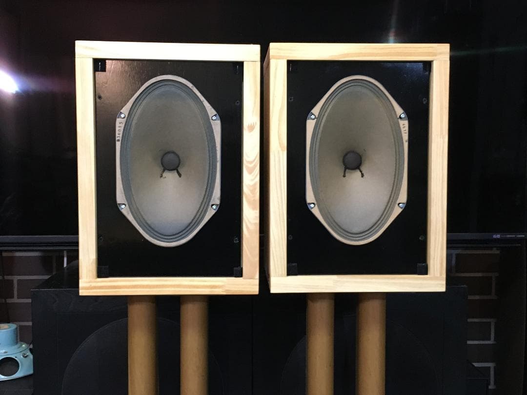 英国 GOODMANS ビンテージ16x26cm大口径アルニコフルレンジシステム