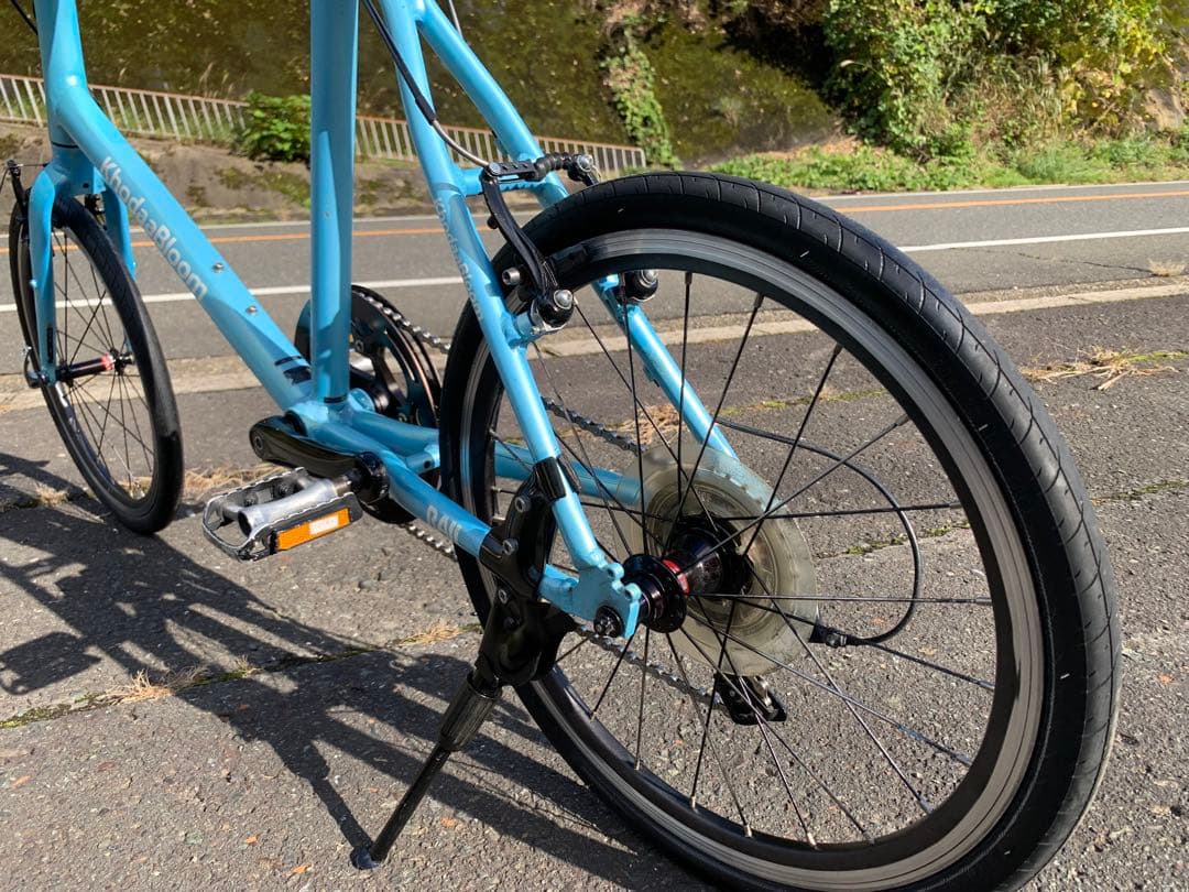 【即乘】送料無料 KhodaaBloomミニベロ RAIL小径車クロスバイク9速