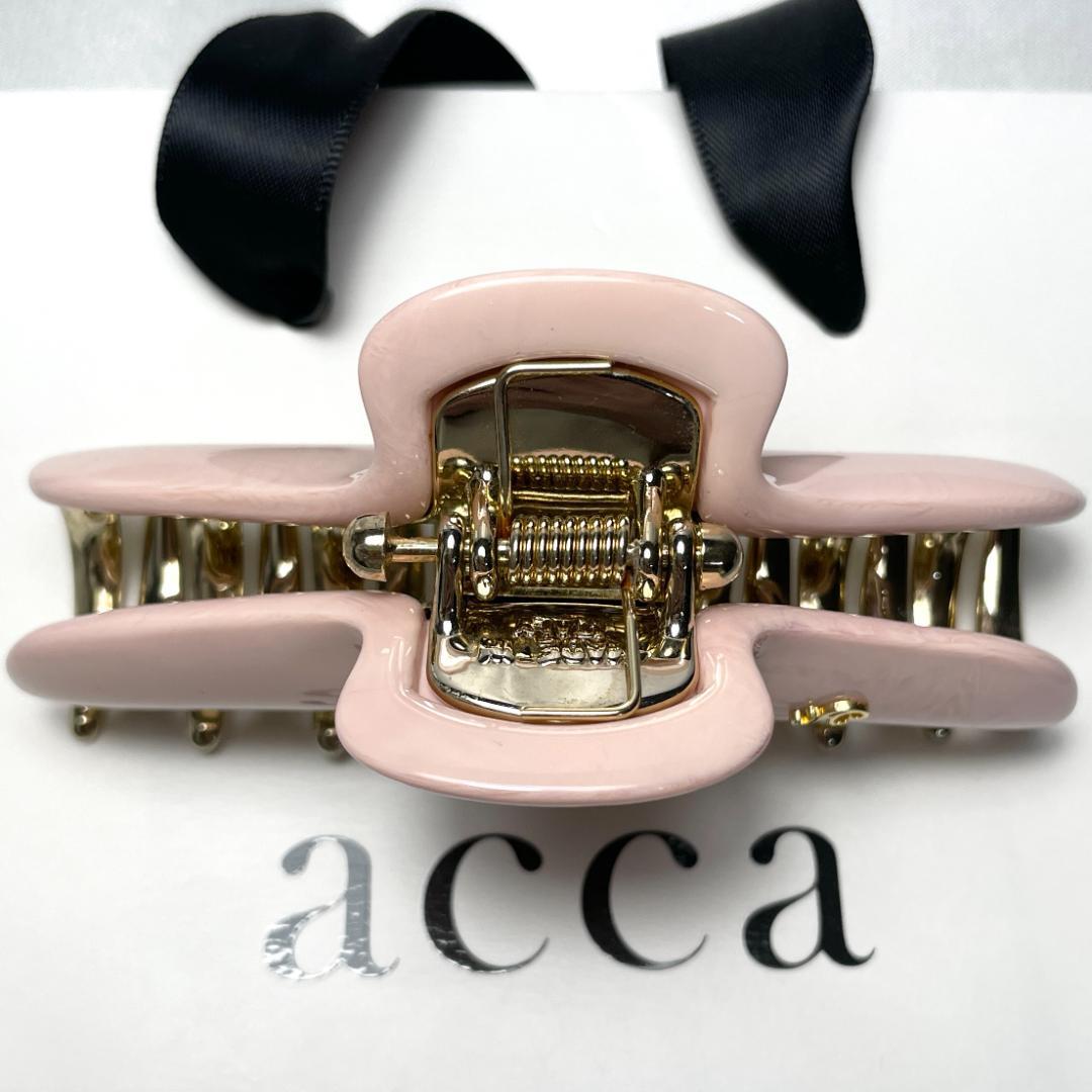acca アッカ ヘアクリップ ピンク＆ゴールド ラージ ヘアアクセサリー