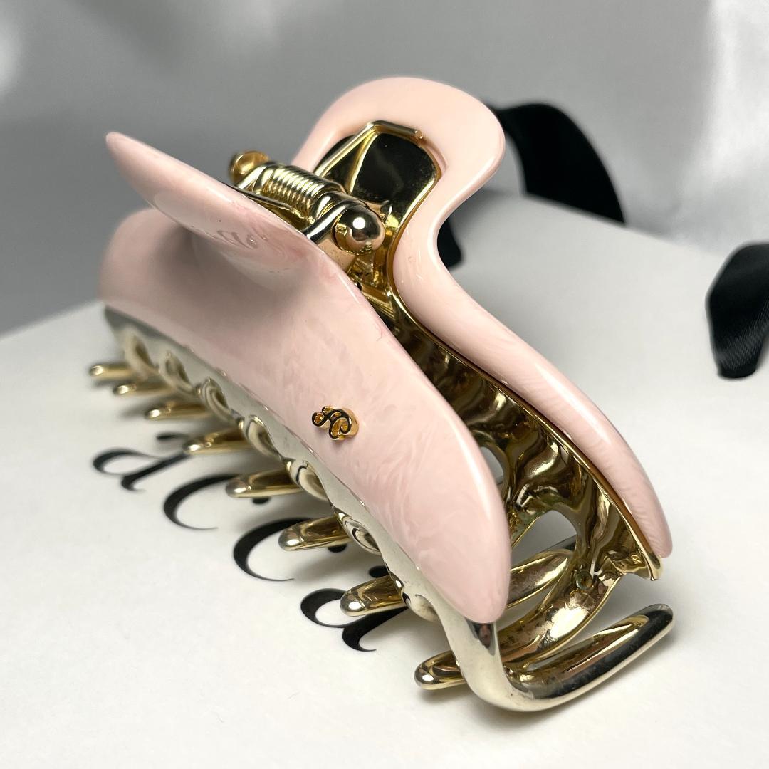 acca アッカ ヘアクリップ ピンク＆ゴールド ラージ ヘアアクセサリー