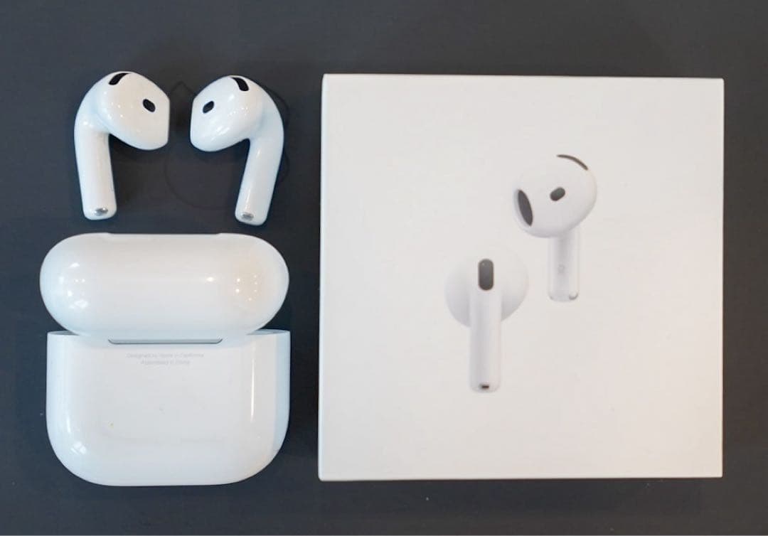 AirPods4 アクティブノイズキャンセリング搭載 本体 ホワイト 充電ケース