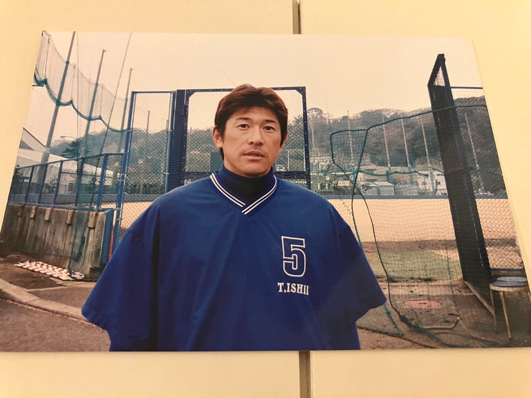 横浜ベイスターズ　石井琢朗氏　実使用　球団支給ミズノ製ウィンドブレーカー練習着