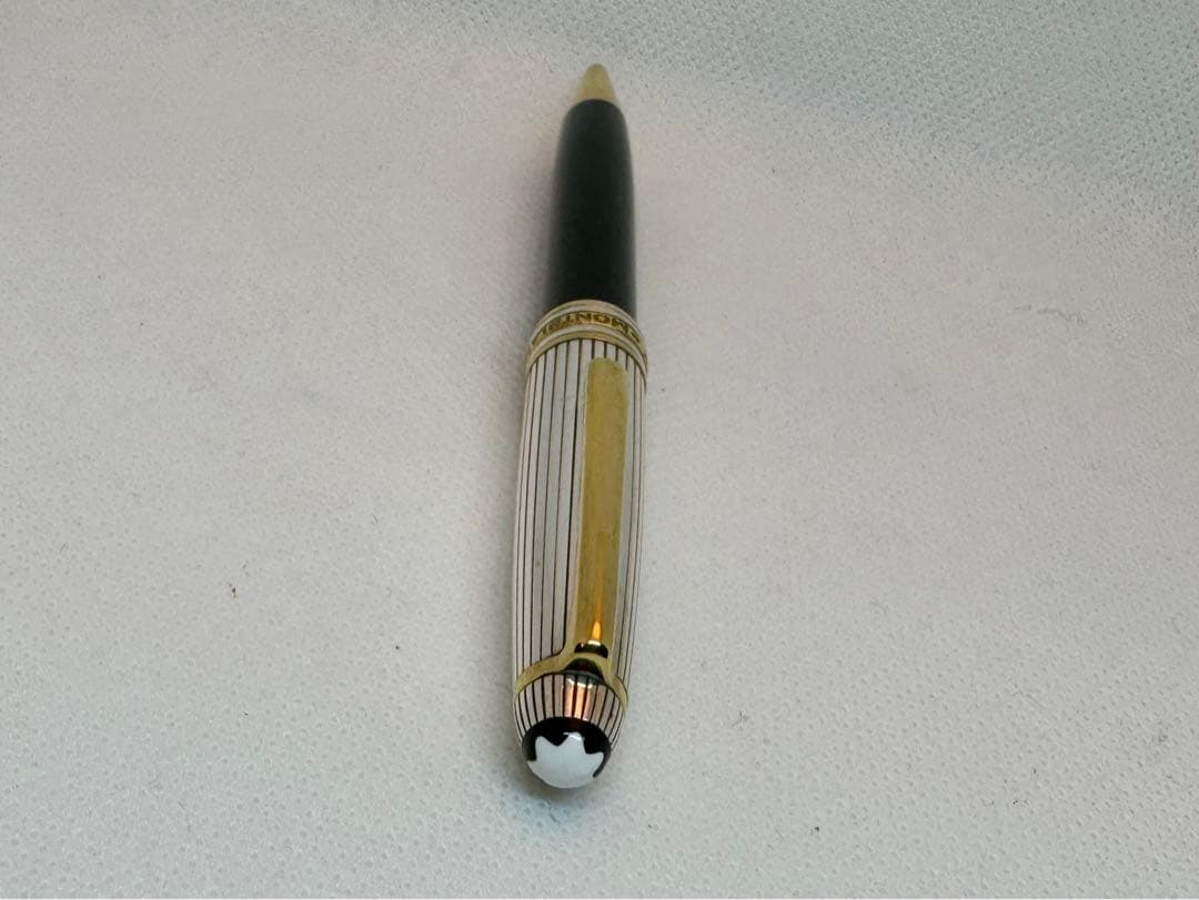 美品 モンブラン マイスターシュテュック ボールペン 金／銀