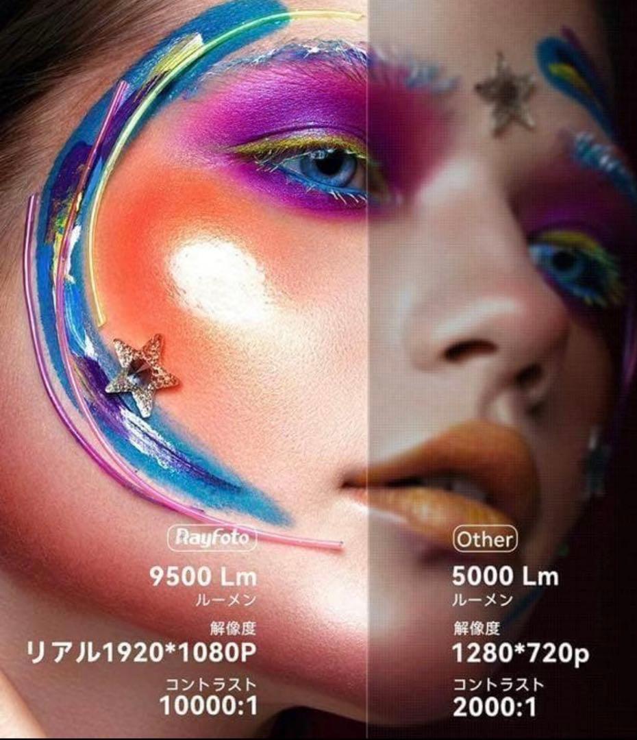 プロジェクター　ブラック