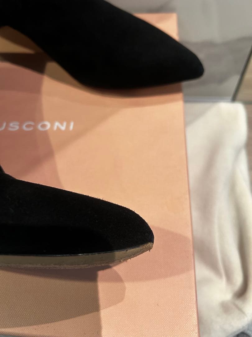 FABIO RUSCONI ショート　ブーツ　黒 ファビオルスコーニ　24.5