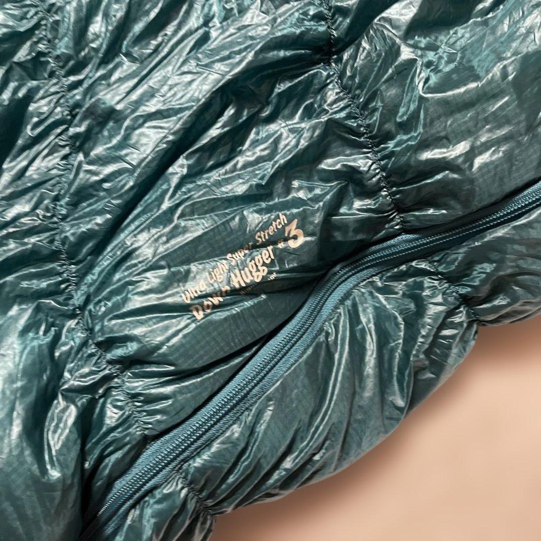 モンベル　ULSSダウンハガー #3 ティール マミー型寝袋　800FP