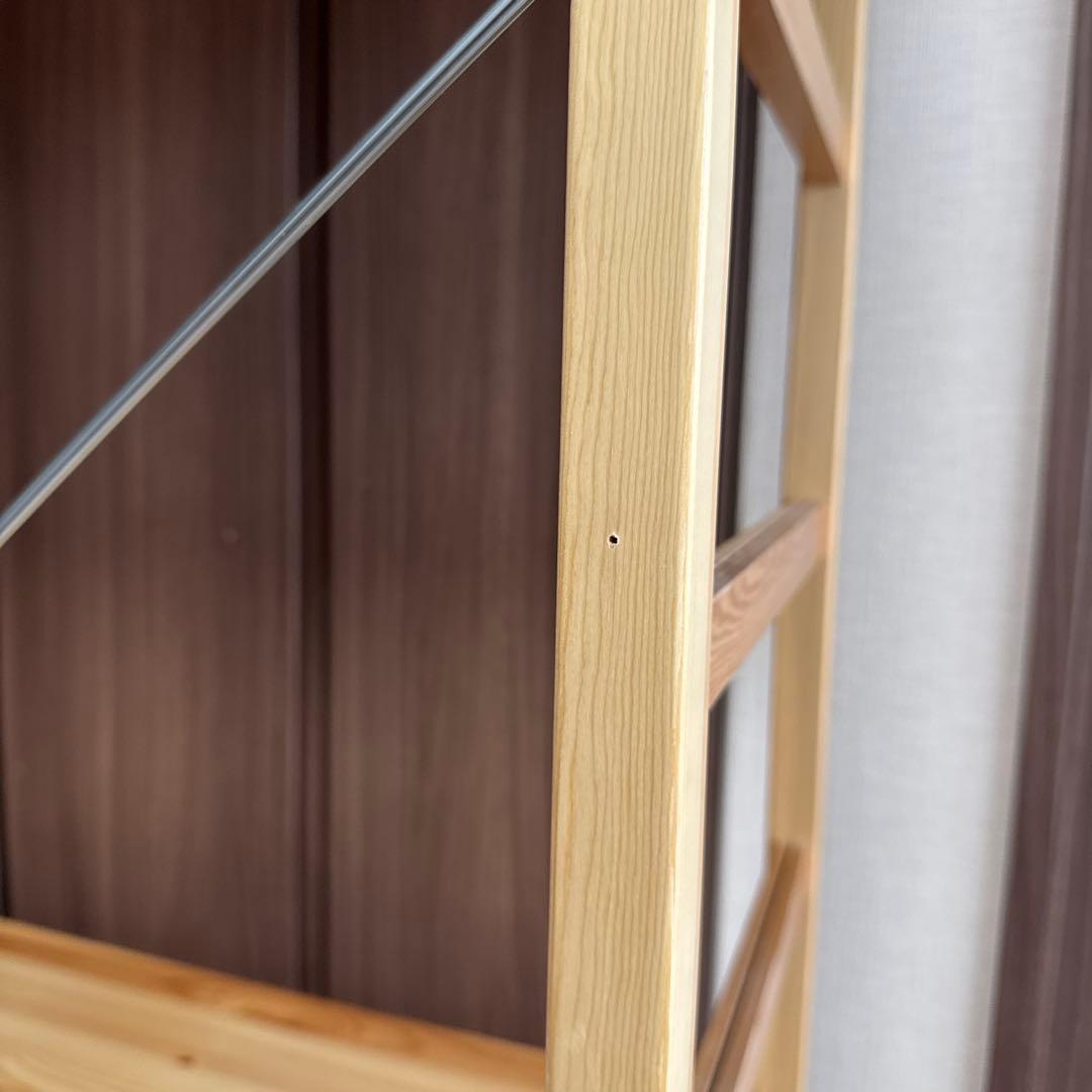 無印良品　パイン材　ユニットシェルフ