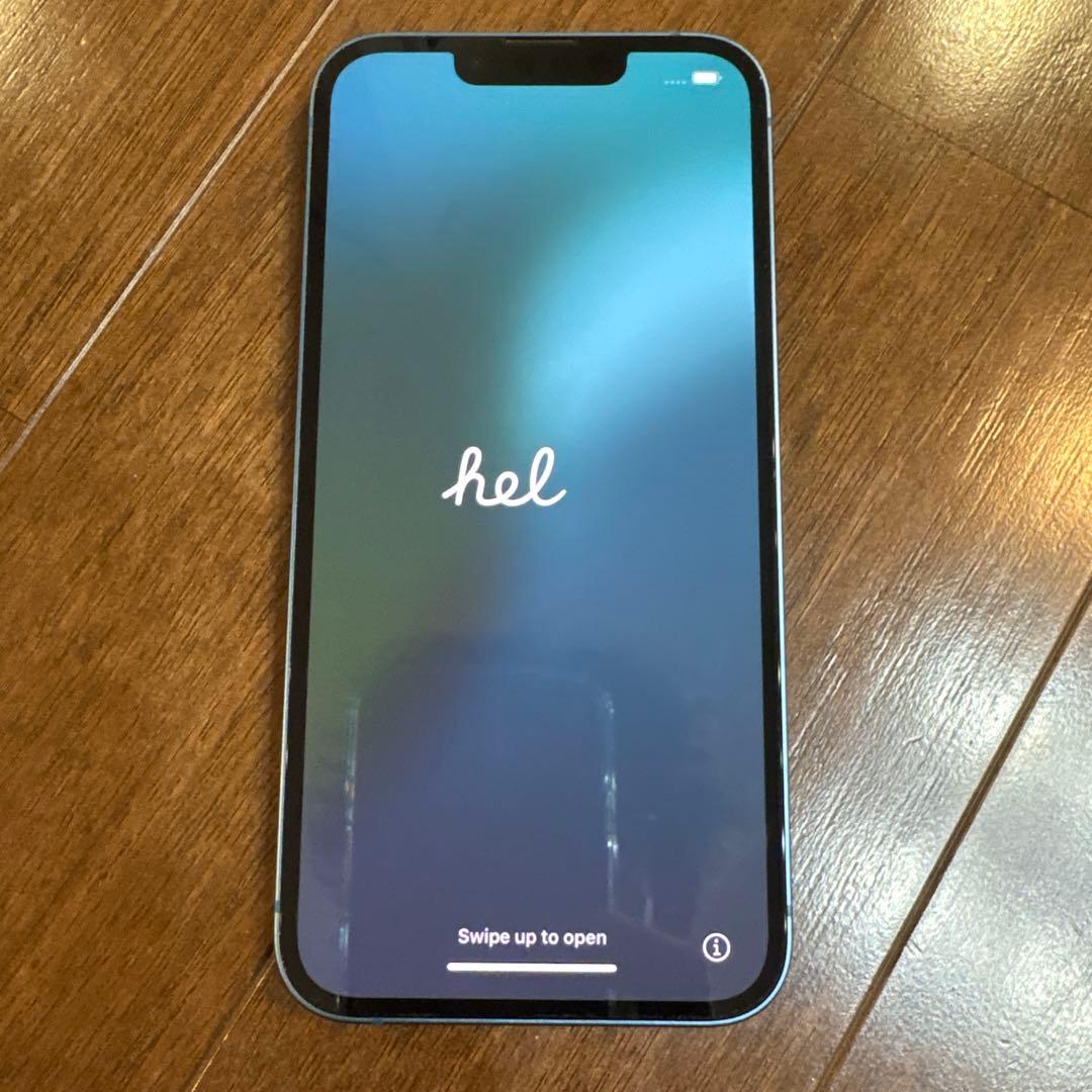Apple iPhone13 ブルー 本体 128GB バッテリー最大容量77%