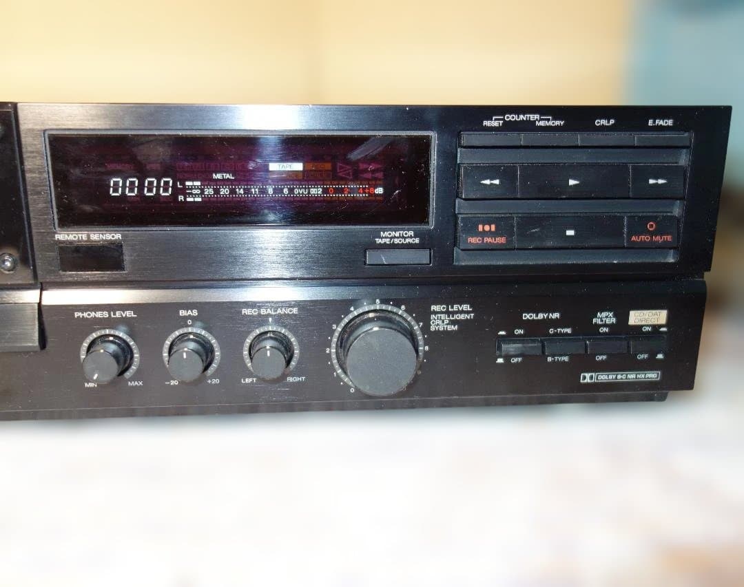 【週末特価】A&D GX-Z6100 3ヘッドカセットデッキ【ベルト交換】